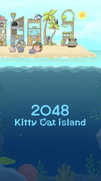 Скачать взлом 2048 Kitty Cat Island (Остров Кошачьеи Кошки)  [МОД Меню] — стабильная версия apk на Андроид screen 3