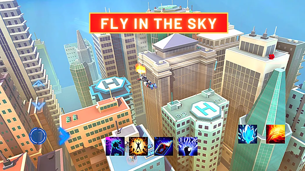 Взлом Super hero Flying iron jet man  [МОД Бесконечные монеты] — последняя версия apk на Андроид screen 4