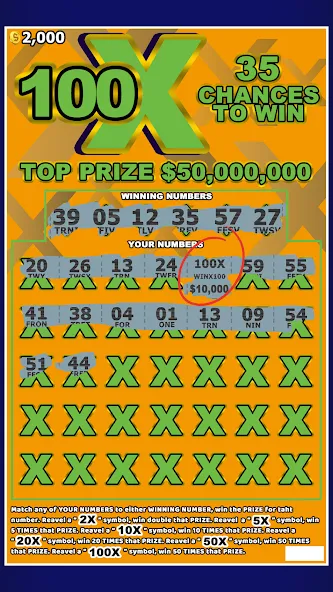 Скачать взломанную Lottery Scratchers Ticket Off (Лотерейный билет на ободрителейскретчи)  [МОД Unlocked] — последняя версия apk на Андроид screen 1