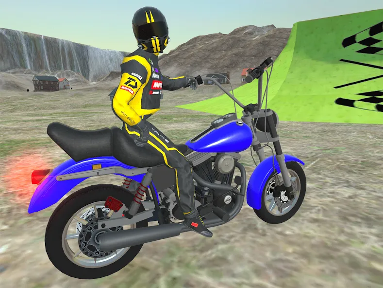 Скачать взлом Moto bike Driving: Mega Ramp  [МОД Unlimited Money] — последняя версия apk на Андроид screen 1