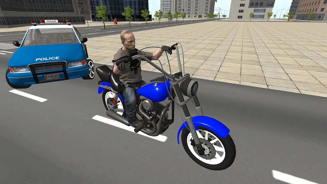 Взломанная Bike Driving: Police Chase  [МОД Menu] — последняя версия apk на Андроид screen 3