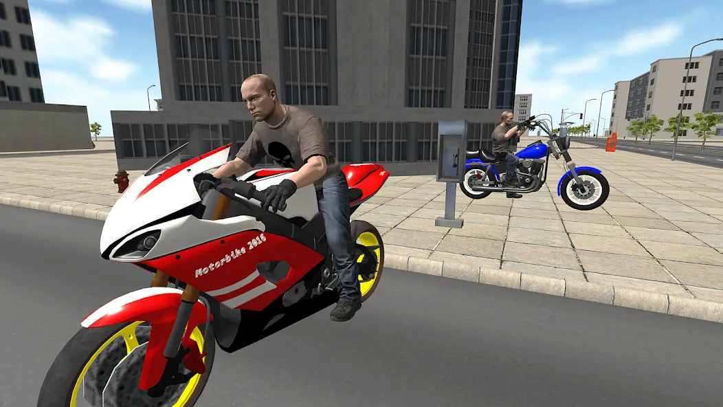 Взломанная Bike Driving: Police Chase  [МОД Menu] — последняя версия apk на Андроид screen 4