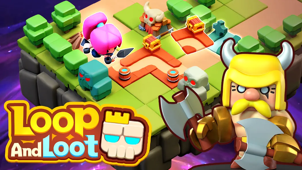 Взлом Loop & Loot™: Merge RPG (Покет Квест)  [МОД Меню] — стабильная версия apk на Андроид screen 1