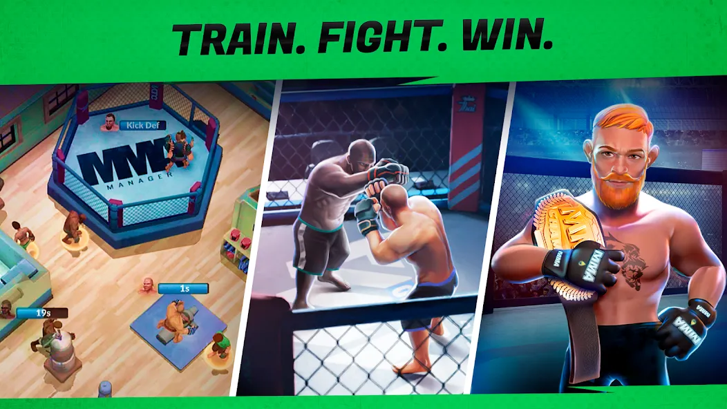 Скачать взлом MMA Manager 2: Ultimate Fight (ММА Менеджер 2)  [МОД Меню] — полная версия apk на Андроид screen 5