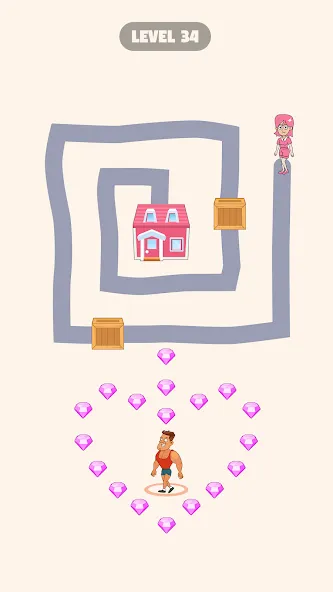 Скачать взлом Draw To Home (Дроу Ту Хоум)  [МОД Много монет] — последняя версия apk на Андроид screen 4