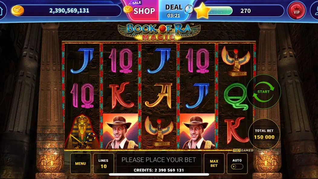 Скачать взлом Book of Ra™ Deluxe Slot (Бук оф Ра Делюкс Слот)  [МОД Бесконечные монеты] — полная версия apk на Андроид screen 5