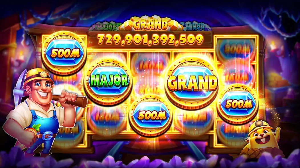 Скачать взломанную Jackpot Wins — Slots Casino (Джекпот Винс)  [МОД Все открыто] — полная версия apk на Андроид screen 2