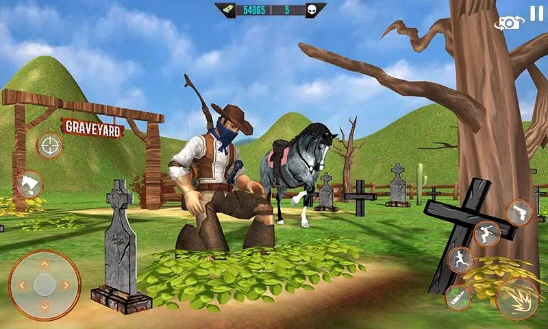 Взлом West Cowboy Shooting Games 3D  [МОД Бесконечные деньги] — последняя версия apk на Андроид screen 4