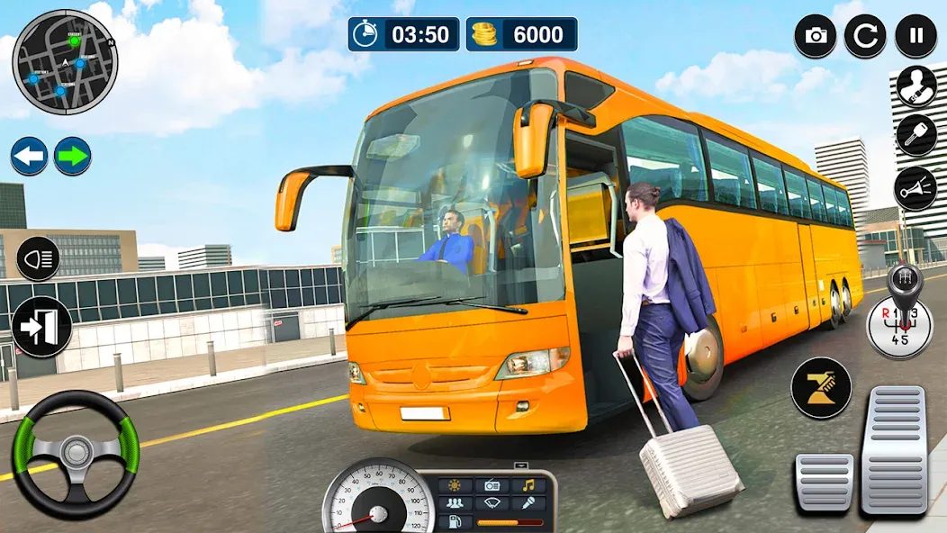 Взломанная Bus Simulator Game: Coach Game  [МОД Menu] — стабильная версия apk на Андроид screen 2