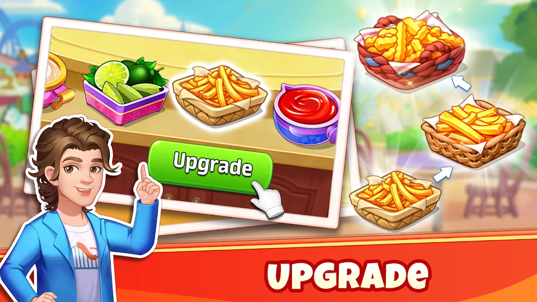 Скачать взломанную Cooking Wonder-Restaurant Game (Кукинг Вондер)  [МОД Menu] — стабильная версия apk на Андроид screen 5