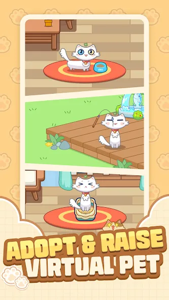 Взломанная Cat Time — Cat Game, Match 3 (Кэт Тайм)  [МОД Unlimited Money] — стабильная версия apk на Андроид screen 1