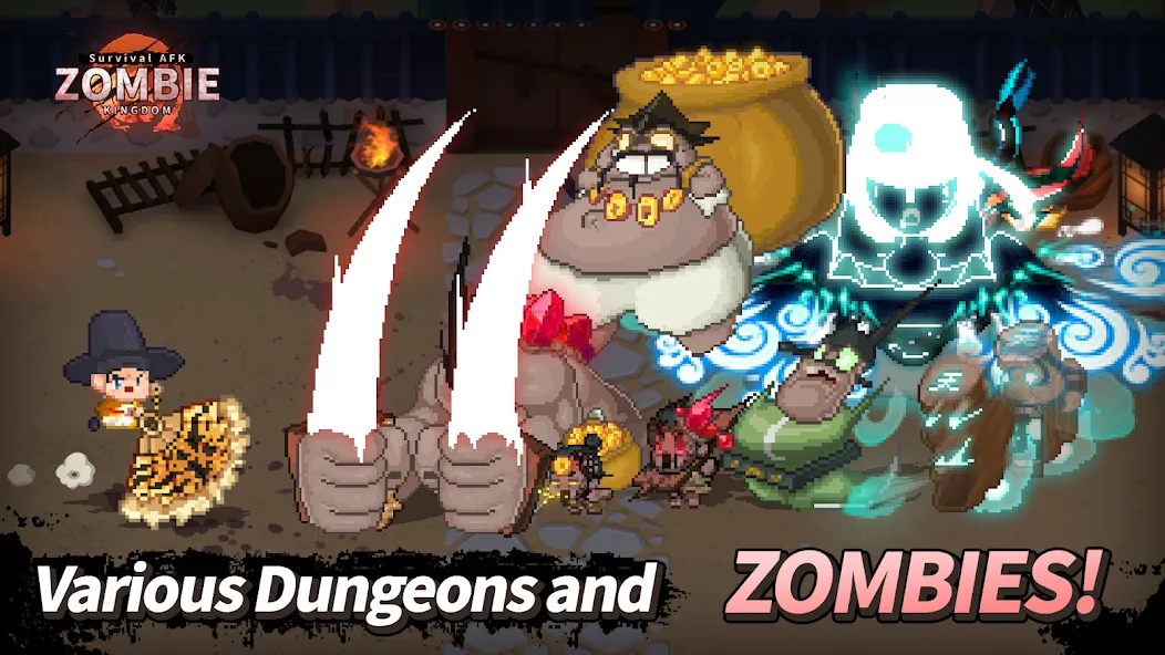 Взлом ZOMBIE Kingdom : Idle RPG (ЗОМБИ Кингдом)  [МОД Unlimited Money] — полная версия apk на Андроид screen 3