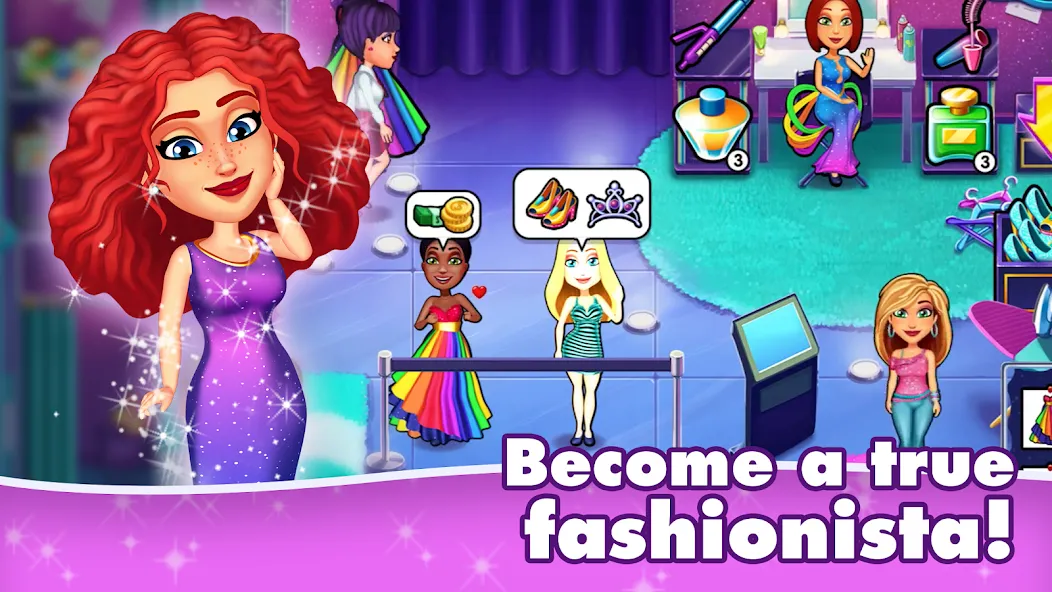 Скачать взломанную Fabulous 5: Fashion & Dress-up (Фэбюлс)  [МОД Бесконечные деньги] — стабильная версия apk на Андроид screen 3