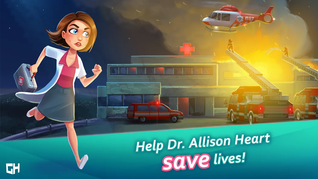 Взломанная Heart's Medicine Hospital Heat  [МОД Menu] — полная версия apk на Андроид screen 1