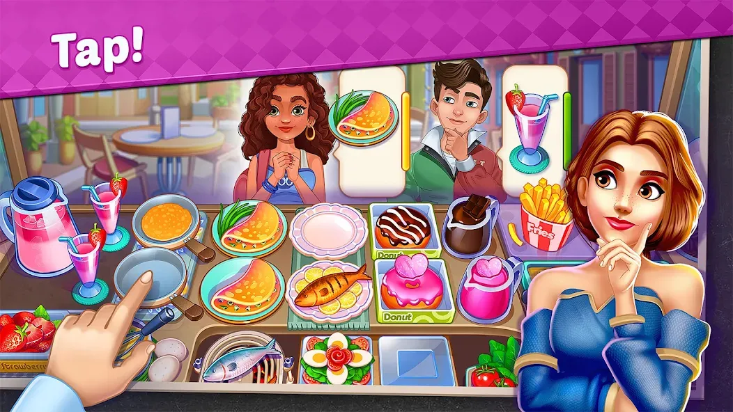 Взлом My Cafe Shop : Cooking Games (Мой Кафе Шоп)  [МОД Menu] — последняя версия apk на Андроид screen 1