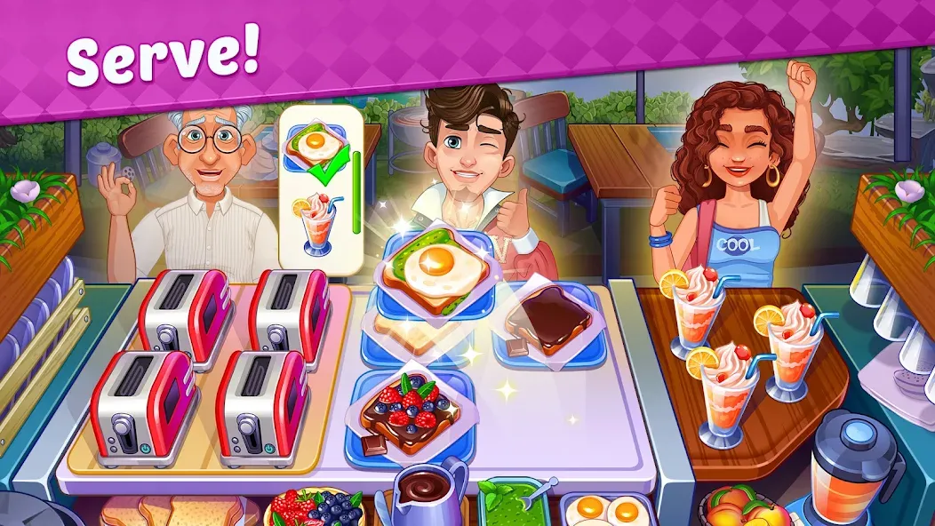 Взлом My Cafe Shop : Cooking Games (Мой Кафе Шоп)  [МОД Menu] — последняя версия apk на Андроид screen 3