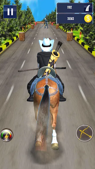 Взломанная Cowboy Horse Run  [МОД Все открыто] — полная версия apk на Андроид screen 2