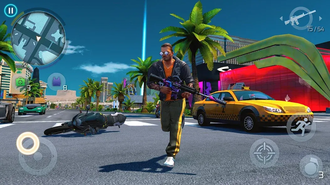 Взломанная Gangstar Vegas: World of Crime (Гангстар Вегас)  [МОД Бесконечные монеты] — стабильная версия apk на Андроид screen 3