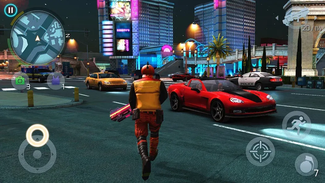 Взломанная Gangstar Vegas: World of Crime (Гангстар Вегас)  [МОД Бесконечные монеты] — стабильная версия apk на Андроид screen 5