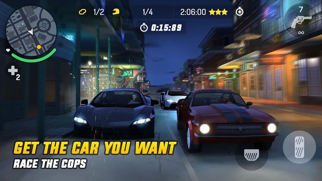 Скачать взломанную Gangstar New Orleans (Гангстар)  [МОД Много монет] — стабильная версия apk на Андроид screen 3