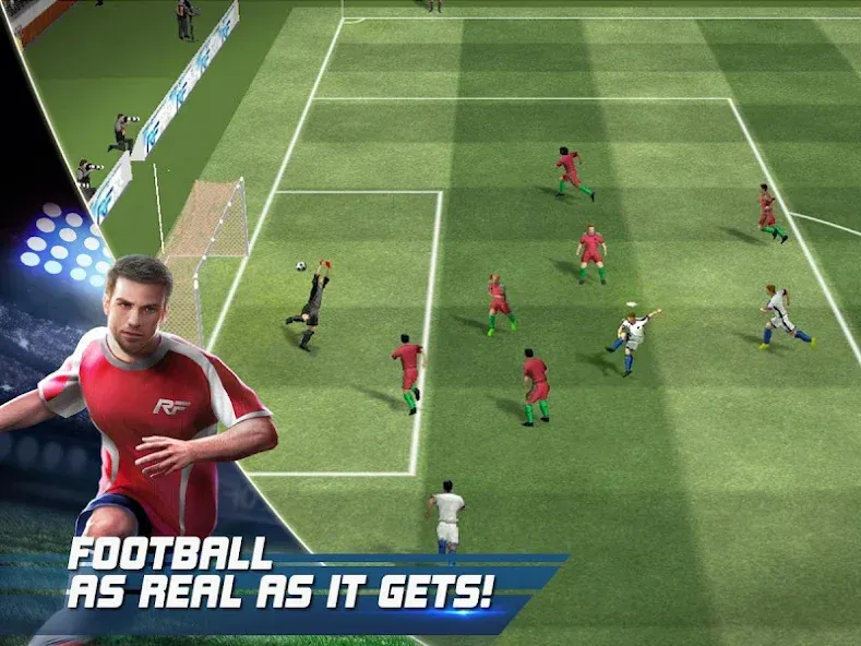 Взлом Real Football (Реал Футбол)  [МОД Unlocked] — стабильная версия apk на Андроид screen 1