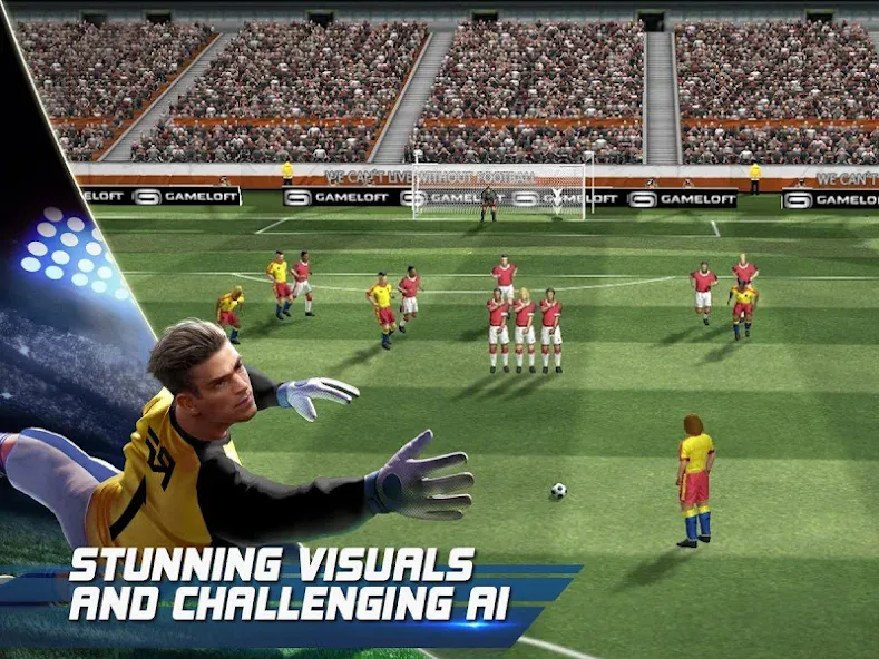 Взлом Real Football (Реал Футбол)  [МОД Unlocked] — стабильная версия apk на Андроид screen 2