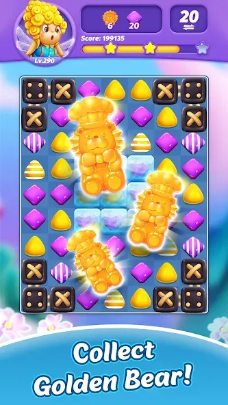 Взлом Candy Charming — Match 3 Games (энди Чарминг)  [МОД Unlocked] — полная версия apk на Андроид screen 3