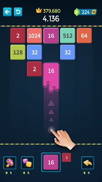 Скачать взлом 1M — Merge Number Block Puzzle  [МОД Unlocked] — стабильная версия apk на Андроид screen 1