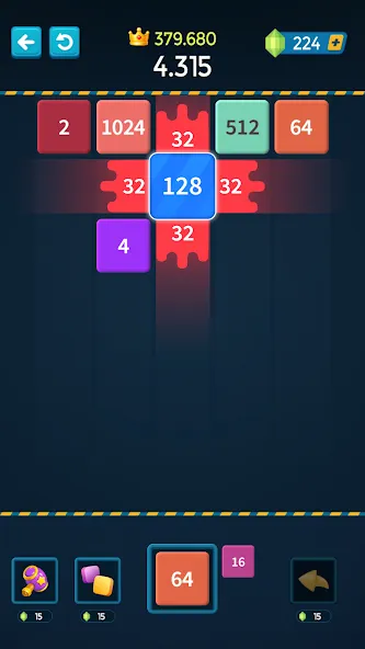 Скачать взлом 1M — Merge Number Block Puzzle  [МОД Unlocked] — стабильная версия apk на Андроид screen 2