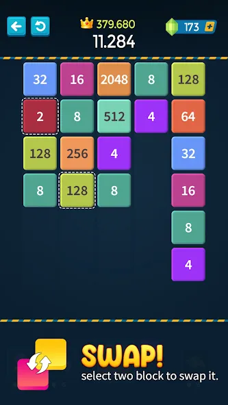 Скачать взлом 1M — Merge Number Block Puzzle  [МОД Unlocked] — стабильная версия apk на Андроид screen 4