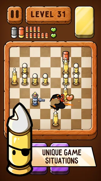 Скачать взломанную Bullet Chess: Board Shootout (Бюллет чесс)  [МОД Menu] — стабильная версия apk на Андроид screen 4