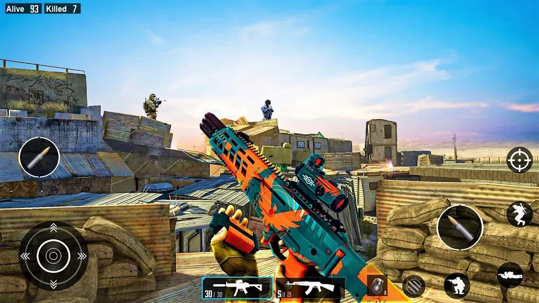 Скачать взлом Commando Gun Shooting Games  [МОД Menu] — последняя версия apk на Андроид screen 4