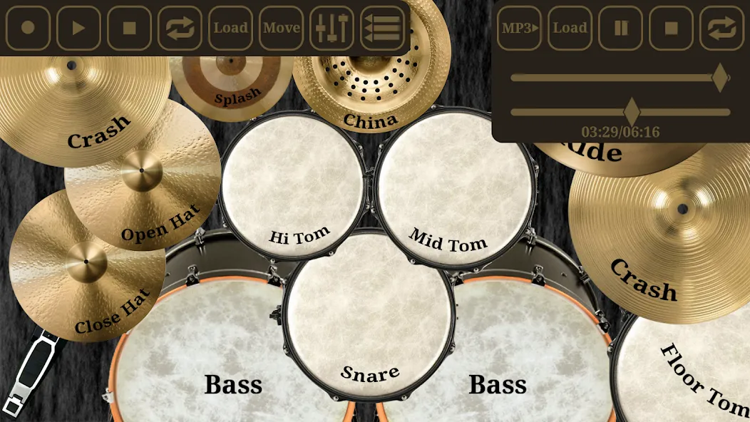 Взломанная Drum kit (Drums) free  [МОД Бесконечные деньги] — последняя версия apk на Андроид screen 3