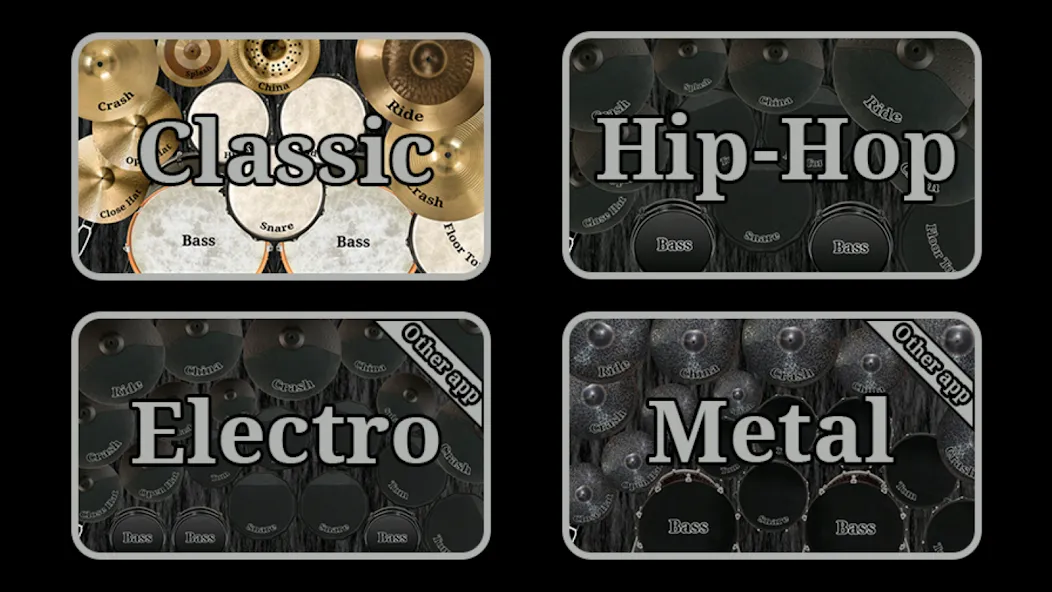 Взломанная Drum kit (Drums) free  [МОД Бесконечные деньги] — последняя версия apk на Андроид screen 5