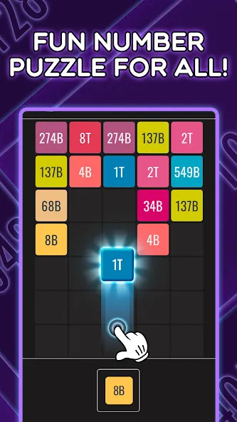 Скачать взломанную Join Blocks 2048 Number Puzzle (Джоин Блокс)  [МОД Mega Pack] — последняя версия apk на Андроид screen 1