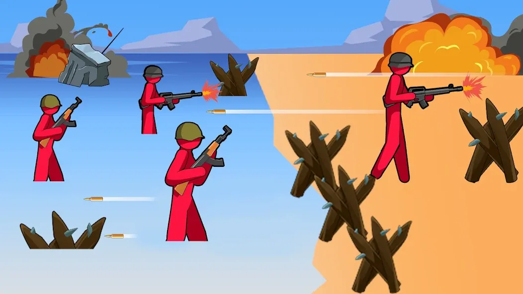 Взломанная Stickman History Battle (Стикмен История Битва)  [МОД Menu] — стабильная версия apk на Андроид screen 5