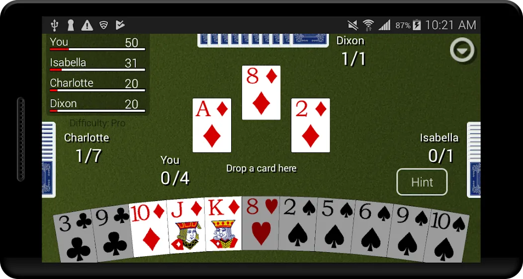 Скачать взломанную Spades Card Classic (Спейдс Кард Классик)  [МОД Все открыто] — стабильная версия apk на Андроид screen 5