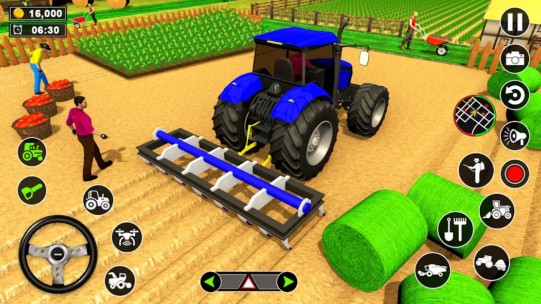 Взломанная Real Tractor Driving Simulator (Реальный симулятор вождения трактора)  [МОД Много денег] — полная версия apk на Андроид screen 2