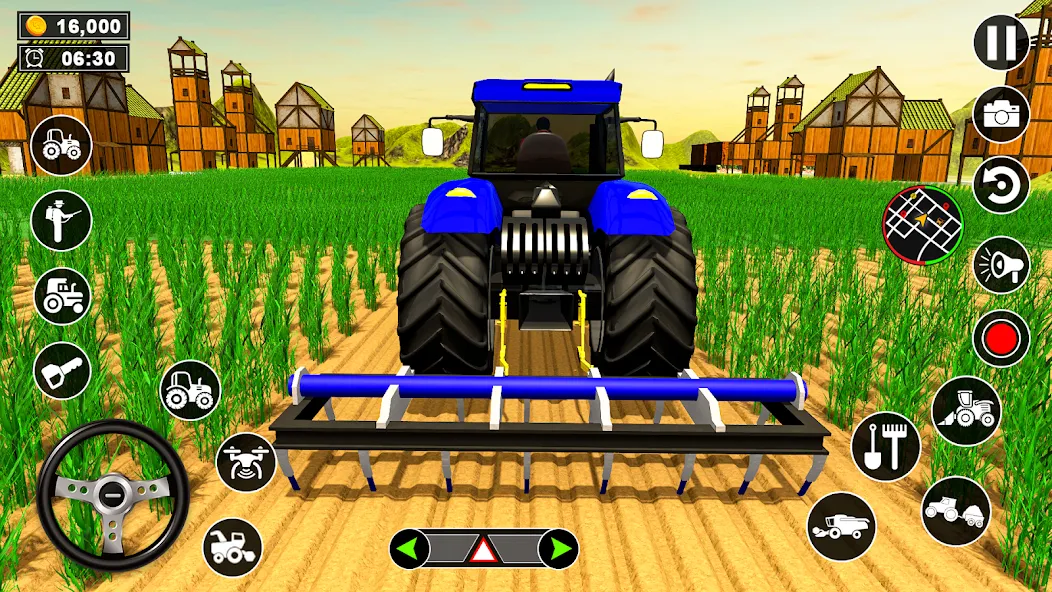 Взломанная Real Tractor Driving Simulator (Реальный симулятор вождения трактора)  [МОД Много денег] — полная версия apk на Андроид screen 3