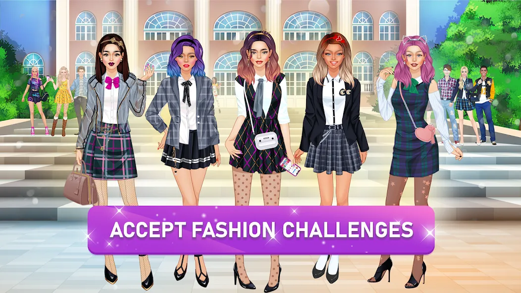 Скачать взломанную College Girls Team Makeover  [МОД Unlimited Money] — полная версия apk на Андроид screen 1