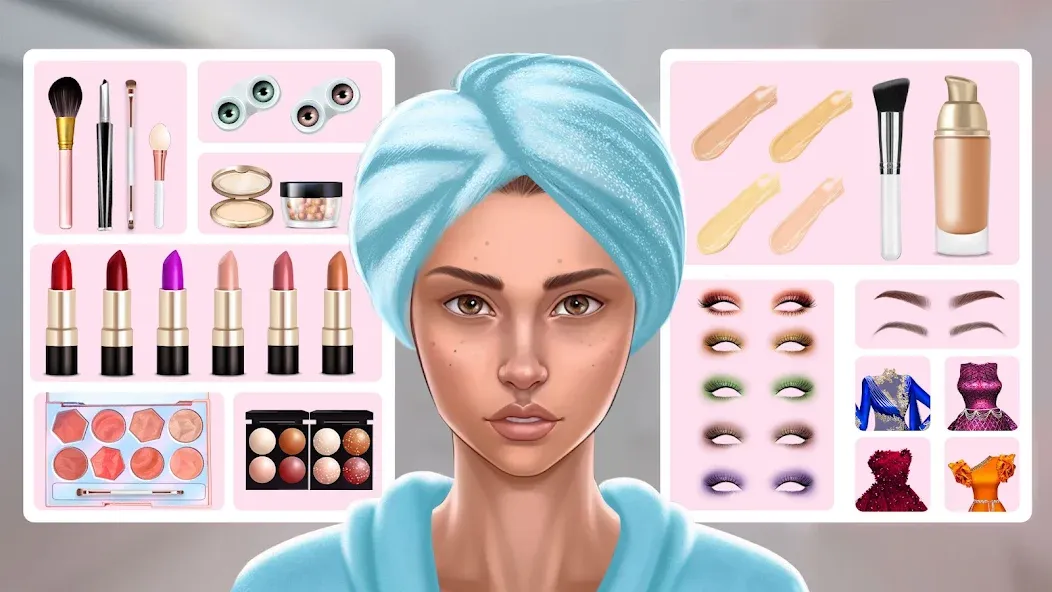 Взлом DIY Makeup: Beauty Makeup Game  [МОД Все открыто] — стабильная версия apk на Андроид screen 4