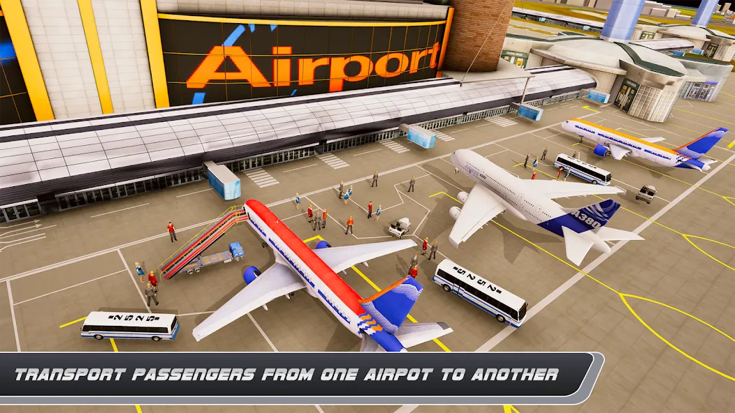 Взлом Airplane Simulator Plane Games  [МОД Unlimited Money] — полная версия apk на Андроид screen 5