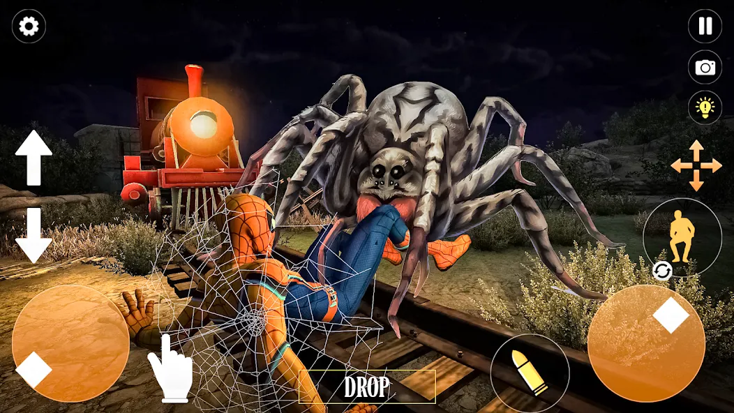 Скачать взлом Horror Spider : Scary Train  [МОД Бесконечные монеты] — стабильная версия apk на Андроид screen 4