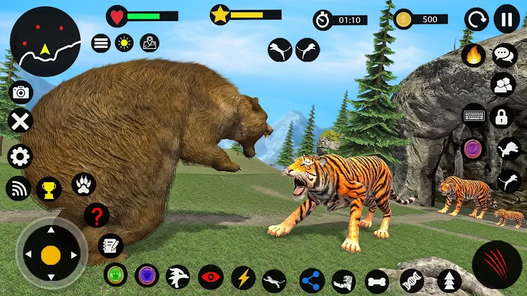 Взломанная Tiger Games: Tiger Sim Offline  [МОД Бесконечные деньги] — полная версия apk на Андроид screen 5