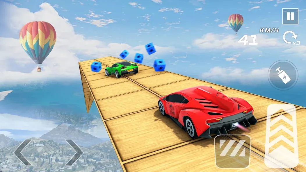 Скачать взломанную Car Games 3D — GT Car Stunts (ДжиТи Кар Стантс)  [МОД Unlocked] — полная версия apk на Андроид screen 4