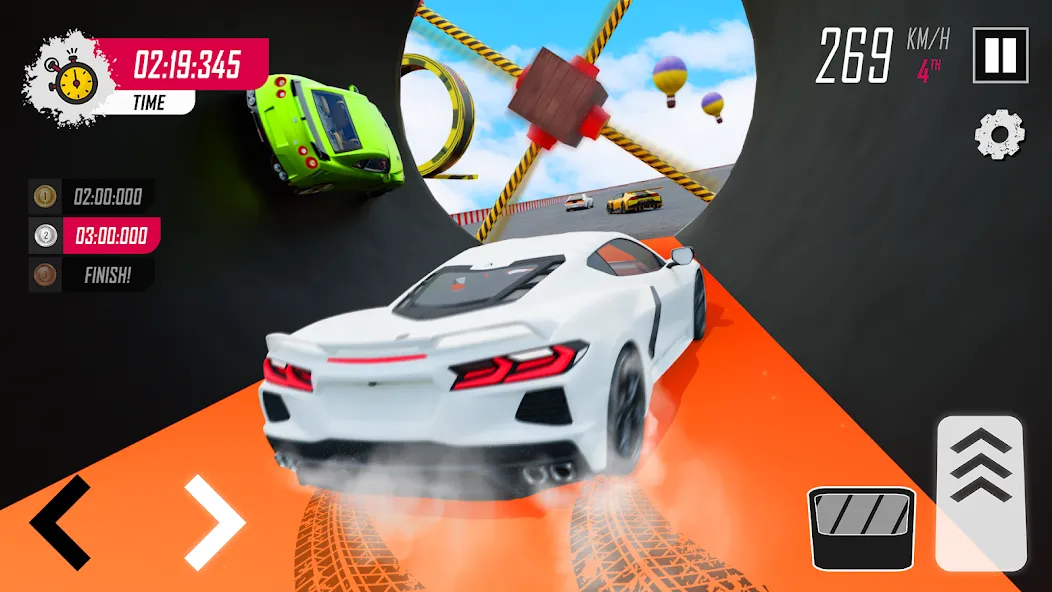 Взлом Racing Car Stunt | Stunt Race (Рейсинг Кар Стант)  [МОД Все открыто] — полная версия apk на Андроид screen 1