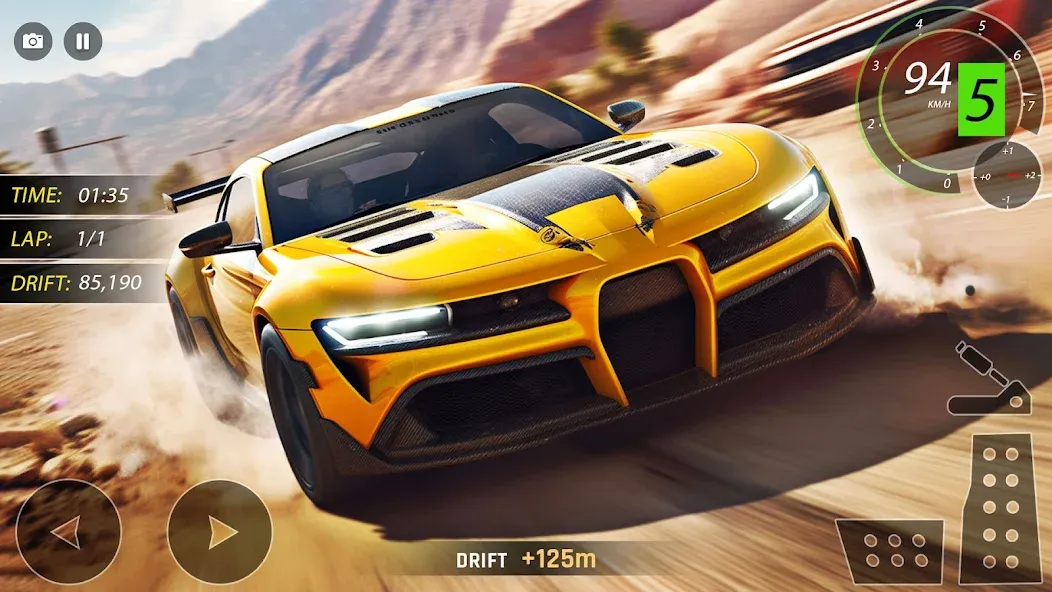 Взлом Highway Drifting Racing Games  [МОД Много монет] — последняя версия apk на Андроид screen 3