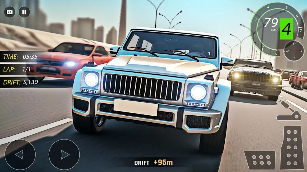 Взлом Highway Drifting Racing Games  [МОД Много монет] — последняя версия apk на Андроид screen 4