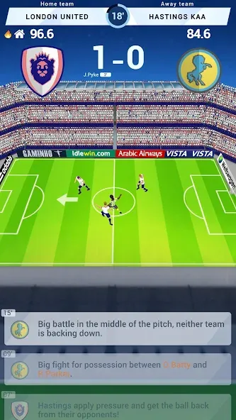 Взлом Idle Eleven — Soccer tycoon (Айдл Илевен)  [МОД Много денег] — последняя версия apk на Андроид screen 2