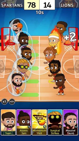 Скачать взлом Idle Five Basketball tycoon (Айдл Файв Баскетбольный тайкун)  [МОД Меню] — последняя версия apk на Андроид screen 4